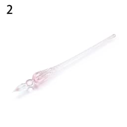 1PC Handmade Calligraphy Signature Writing Fountain Pen Painting Supplies Filling Ink Glass Dip Pen