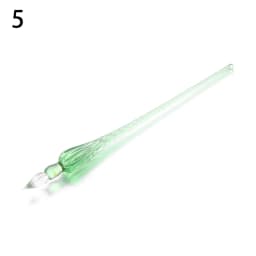 1PC Handmade Calligraphy Signature Writing Fountain Pen Painting Supplies Filling Ink Glass Dip Pen