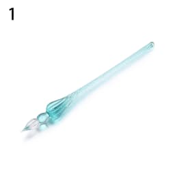 1PC Handmade Calligraphy Signature Writing Fountain Pen Painting Supplies Filling Ink Glass Dip Pen