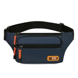 Nylon Men Waist Bag Chest Bag Large-capacity Waterproof Sport Mobile Phone Bag Outdoor Travel Anti-theft Business Cashier Wallet