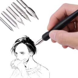 Stainless Steel Zebra G Nib Comics Swash Dip Pen Business Office School Supplies Writing