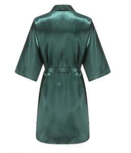 Wedding Party Team Bride Robe With White Letters Kimono Satin Pajamas Bridesmaid Bathrobe YE6522
