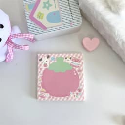 MINKYS 50 Sheets Kawaii Puppy Square Memo Pads Paper To Do List Journal Note Paperlaria DIY Material Stationery