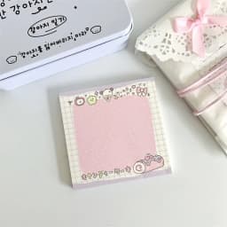 MINKYS 50 Sheets Kawaii Puppy Square Memo Pads Paper To Do List Journal Note Paperlaria DIY Material Stationery