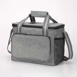 15L Portable Large Insulated Lunch Bag Black Waterproof Leak-proof Thickened Handheld Shoulder Carry Outdoor Picnic Lunch Bag