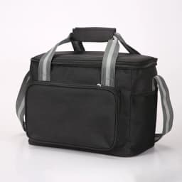 15L Portable Large Insulated Lunch Bag Black Waterproof Leak-proof Thickened Handheld Shoulder Carry Outdoor Picnic Lunch Bag