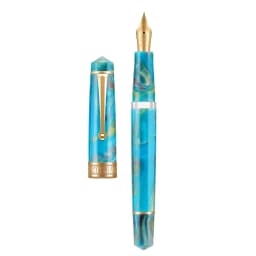 Asvine P20 Piston Filling Fountain Pen Luxury Elegant Acrylic Golden Clip EF/F/M Nib Office School Writing Supplies Stationery