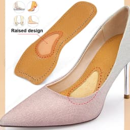 Women Self-Adhesive Latex PU Sandals Insoles Antislip Sweat-absorbent High-heeled Shoes Comfortable Arch Support Insole Cushions
