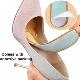 Women Self-Adhesive Latex PU Sandals Insoles Antislip Sweat-absorbent High-heeled Shoes Comfortable Arch Support Insole Cushions