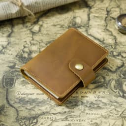 Genuine Leather Notebook Planner Book Cover Pocket Size Diary Retro Cowhide Journal Drawing Sketchbook Portable Mini Daily