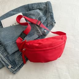 Half Moon Women's Chest Bag New Oxford Cloth Large Capacity Waist Bags Waterproof Multifunctional Running Belt Bags Sport