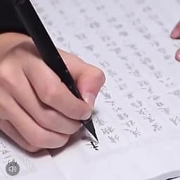 Pen Type Calligraphy Brushes Beginner's Writing Brush Soft Weasel Hair Small Regular Script Brush for Student Painting Writing