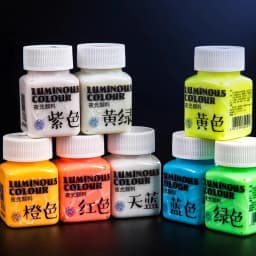 Fluorescent Acrylic Glow In The Dark Paint Brightness Luminous Student Hand Painted DIY Textile Wall Light Absorbing Pigment