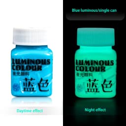 Fluorescent Acrylic Glow In The Dark Paint Brightness Luminous Student Hand Painted DIY Textile Wall Light Absorbing Pigment
