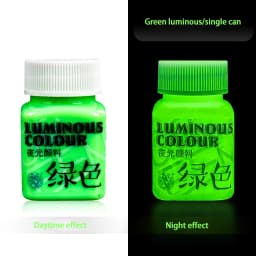 Fluorescent Acrylic Glow In The Dark Paint Brightness Luminous Student Hand Painted DIY Textile Wall Light Absorbing Pigment