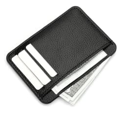 1Pc New Ultra-thin Soft Wallet PU Leather Mini Credit Card Wallet Candy Color Bank Credit Card Box Female Male Business Card Set