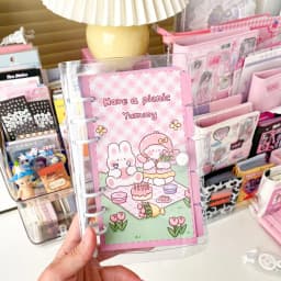 A6 Cute Girl Paper Index Divider 6 Holes For Binder Planner Notebook Stationery Notebook Paper Divider Accessories