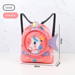 Children Swim Bag Dry Wet Separation Waterproof Storage Bag for Boys Girls Sport Fashion Portable Cute Cartoon Kids Backpack