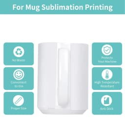 100Sheet 3.7x8.5inch Sublimation Transfer Paper for Mugs High QualityPrint Transfer 105G