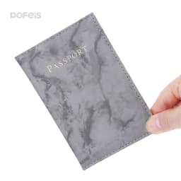 Fashion Marble Passport Holder Case Travel Accessories ID Cover Women Men Bank Card Passport Covers Business Wallet Case Pouch