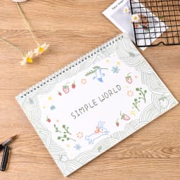 32sheet A5 Reusable Release Paper Book Tape Stickers Cartoon Scrapbooking Junk Journal Storage Book Blank rectangular Organizer