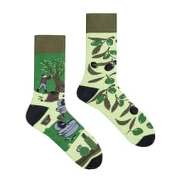 2024 Autumn 1 Pair Women Original AB Tide Socks Medium High Tube Colorful Socks Animal Flower Cotton Unisex Socks