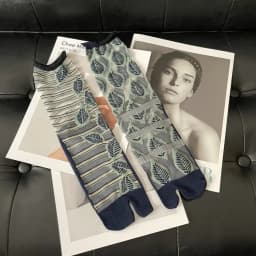 Summer Ultra-Thin Crystal Silk Sheer Frilly Tabi Socks Japanese Women Toe Socks Literary Personality Female Toe Socks