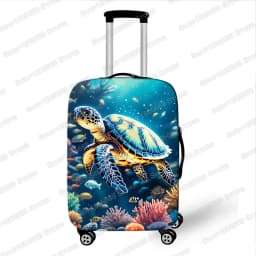 18-32 Inch Dolphin / Turtle / Octopus/ Starfish Pattern Luggage Cover Ocean Animal Suitcase Protective Covers Travel Accessories