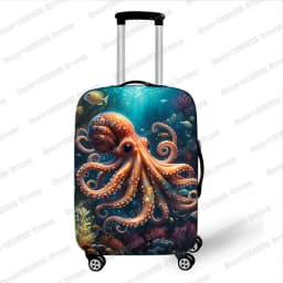 18-32 Inch Dolphin / Turtle / Octopus/ Starfish Pattern Luggage Cover Ocean Animal Suitcase Protective Covers Travel Accessories