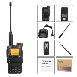 UV-K5(8) Air Band 50-600MHz Rx Multi-Band 136-600MHz Tx DTMF Scrablmer Vox Frequency Scan Copy NoAA FM Quansheng  Walkie Talkie