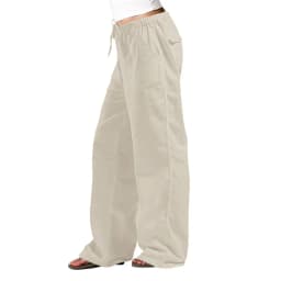 Summer Women Cotton Linen Pants Hight Waist Loose Oversized Trousers Female Long Casual Solid Color Pants Streetwear Women