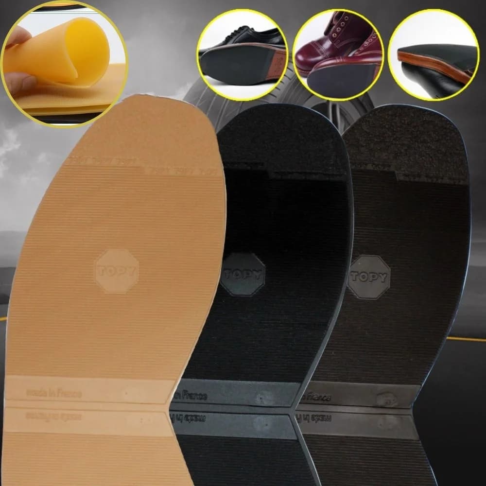 1Pair Rubber Anti Slip Wear-resistant Sole Forefoot Pads Ground Grip Half Outsoles Repair Shoe Protector DIY Shoe Accessories