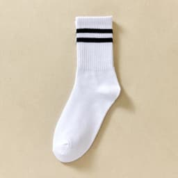 6 Pairs Women Socks Simplicity Parallel Bars Versatile Sport Socks Socks Solid Breathable Mid-Tube Socks Woman Absorbent Socks
