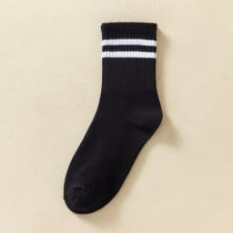 6 Pairs Women Socks Simplicity Parallel Bars Versatile Sport Socks Socks Solid Breathable Mid-Tube Socks Woman Absorbent Socks