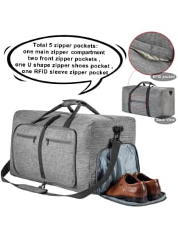 Travel Bag Handbags Large Capacity Carry On Luggage Bags Men Women Shoulder Outdoor Tote Weekend Waterproof Bag  Ryanair