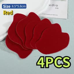 4pcs Sports Shoes Repair Stickers Suede Heel Protector Anti-Wear Repair Holes Self-adhesive Patches Insoles Pad Foot Care Insert
