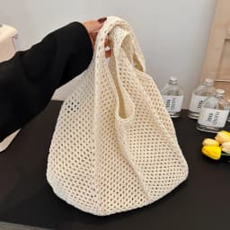 Women's Shoulder Bags Casual Straw Wicker Woven Ladies Handmade Totes Large Capacity Summer Beach Female's Messenger Bag