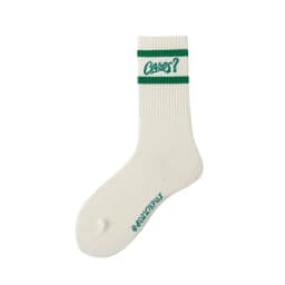Cotton Japanese Mid-Tube Socks for Women Men New Green Socks Ins Trendy Autumn Winter Sports Socks Letter Striped Harajuku Sock