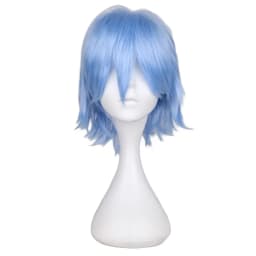 Anime 30cm Short Straight Cosplay Wig Black White Green Brown Purple Blue Gray Red Gold Man Women Heat Resistant Synthetic Hair