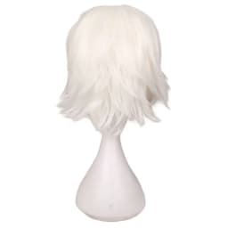 Anime 30cm Short Straight Cosplay Wig Black White Green Brown Purple Blue Gray Red Gold Man Women Heat Resistant Synthetic Hair
