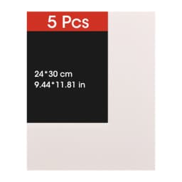 5pcs Canvas Board For Painting Cotton Blank,Primed White,Suitable For Gouache,Watercolor,Acrylic,Oil Painting,Art Supplies,HB-03