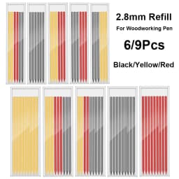 2.8mm Mechanical Pencil Refill HB Erasable Colorful Leads Art Painting Drawing Tool Woodworking Stationery School Supplies
