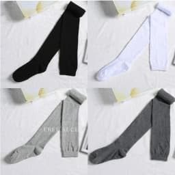 80cm Elastic Womens Over The Knee Long Socks Black White Thigh High Leg Warmers Tall Girls Stocking for Woman Sock Plus Size