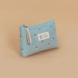 Canvas Printed Makeup Bag For Women Waterproof Portable Instagram Style Student Pencil Case Travel Storage Toiletries Bag
