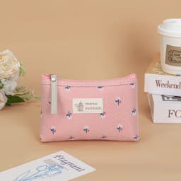 Canvas Printed Makeup Bag For Women Waterproof Portable Instagram Style Student Pencil Case Travel Storage Toiletries Bag