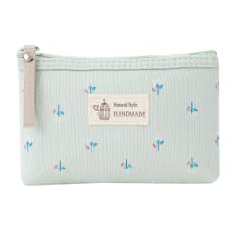 Canvas Printed Makeup Bag For Women Waterproof Portable Instagram Style Student Pencil Case Travel Storage Toiletries Bag