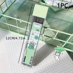 5pcs Automatic Pencil Cute Mechanical 0.5mm Pencil Set With Refills Retractable Pencil School Kids Stationery Office Supplies