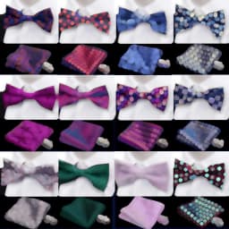 3pcs Bow Tie For Men Bowtie Handkerchief Cufflink Set For Shirts Fit Business Wedding Butterfly Paisley Pocket Square Bowtie Man