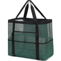 Mesh Beach Bag Waterproof Sandproof - Large Tote Pool Bag for Women Vacation Essentials Beach Accessories