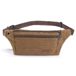 Fanny Pack Running Bags Waist Belt Bag 2024 New Canvas Purse Travel Camping Hiking Pocket Belly Pouch For Phone Coins Women Men